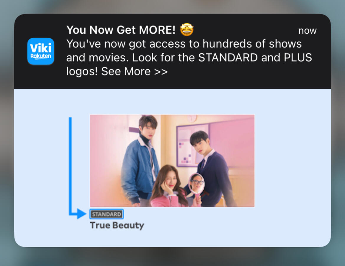 Trial Series Push/SMS: Show Access